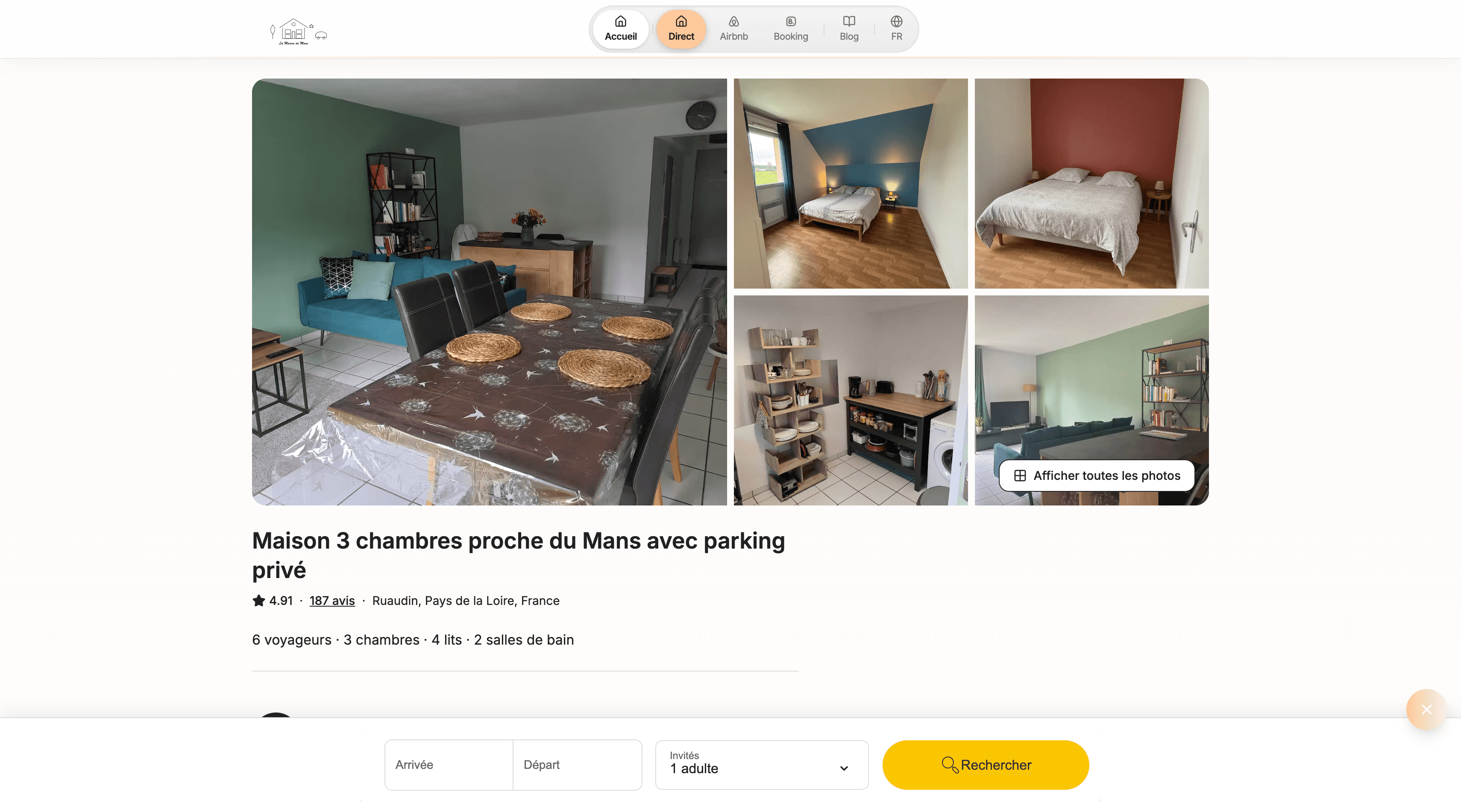 Maison Lemans – Location Haut de Gamme, 4,91/5 — screenshot 1