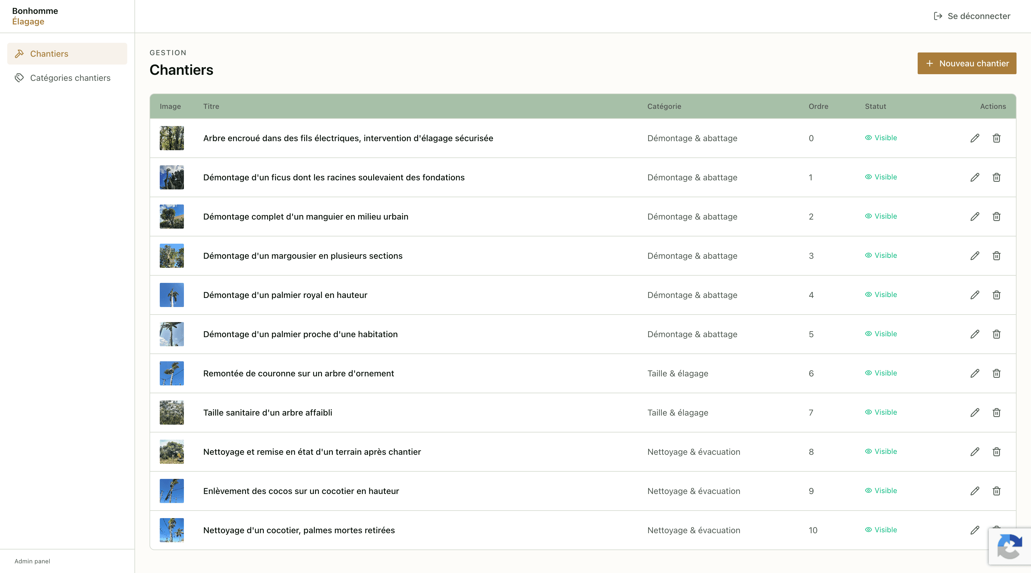 Bonhomme Élagage – Arboriculture professionnelle à La Réunion — screenshot 4